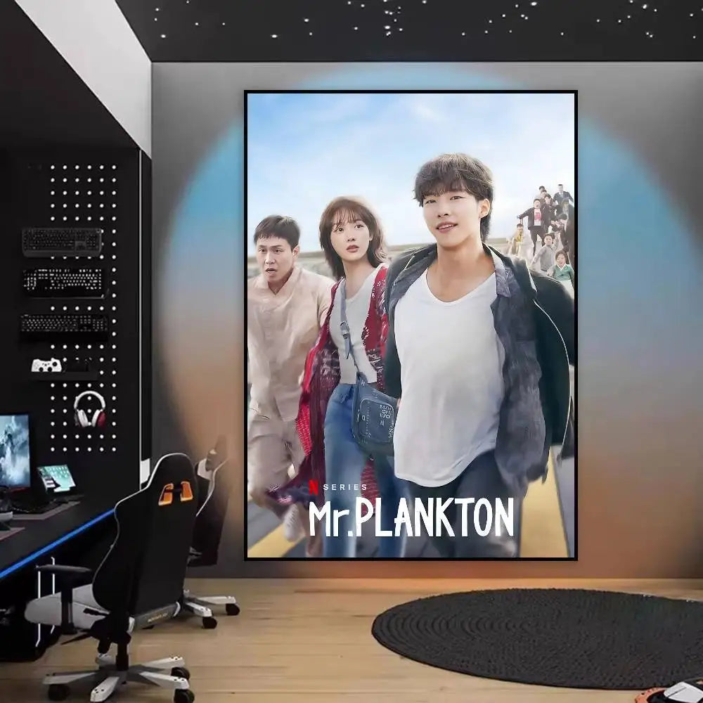 Mr. Plankton Korean drama high-quality wall art poster by HSF Marketplace