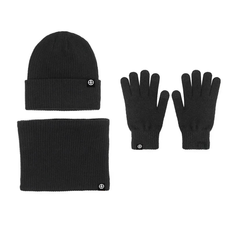 Women's winter beanie hat, gloves and snood scarf set by HSF Marketplace