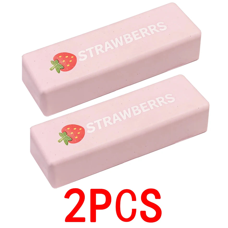 2026 New Soft Butter Squishy Toy, 1-5 PCS Cute Strawberry Butter Bar Stress Relief Toy, Stretchy & Squishy Safe TPR Material