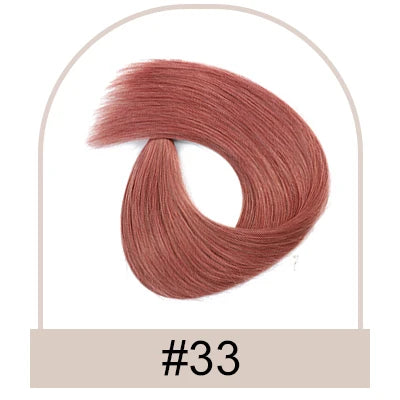HSF Marketplace straight human hair clip-in ponytail extension, 100g wrap-around natural hairpiece