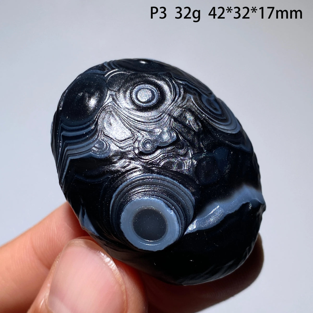 Natural Gobi Agate Eye Mineral Crystal Energy Specimen Collectible Gift Home Decor - Appreciation of Natural Stones