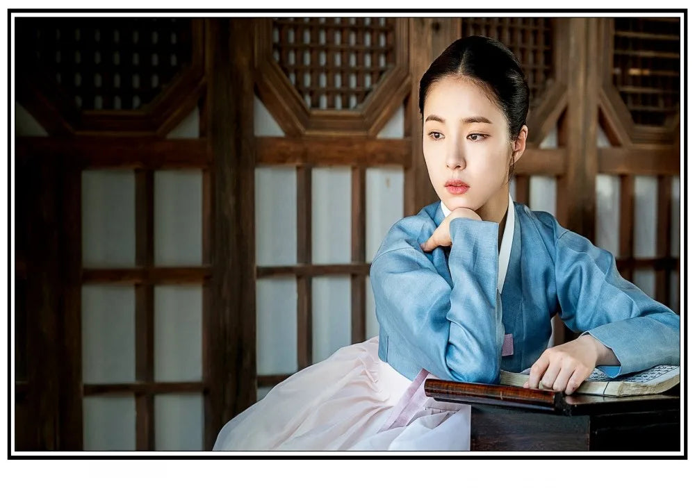 Rookie Academian Goo Hae-ryung canvas poster featuring Korean drama artwork for home decor