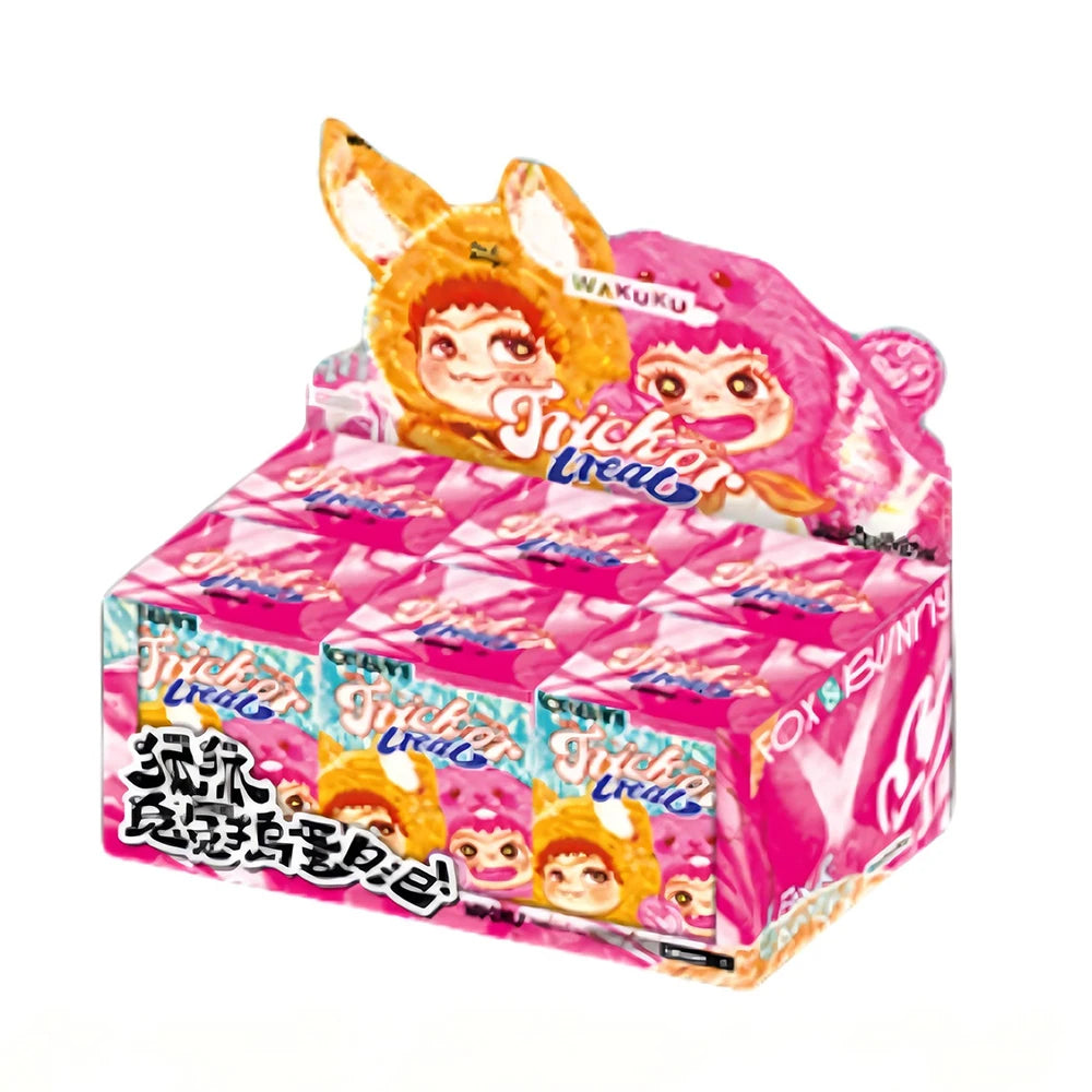 Second-generation Wakuku rabbit plush doll pendant from a trendy collectible blind box series