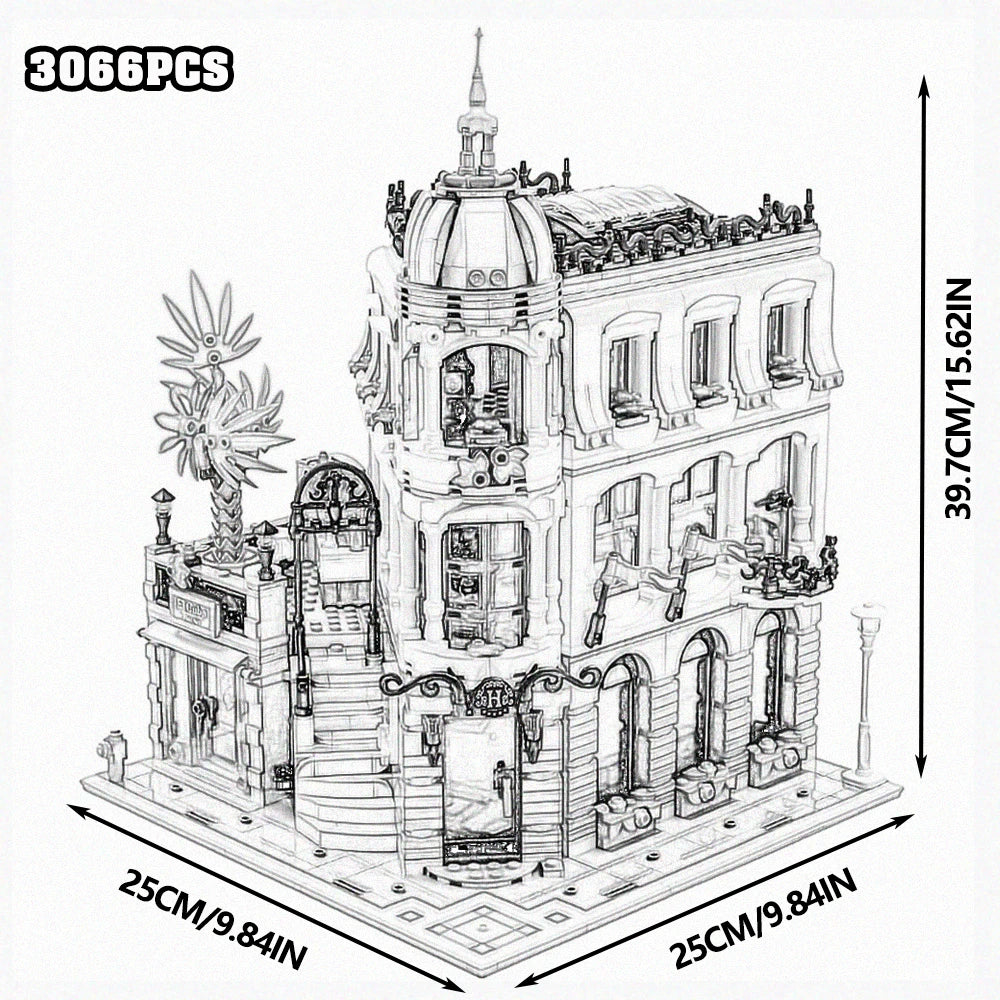 Street View Building Blocks Set for Adults, classic architecture K-Culture merch by HSF Marketplace