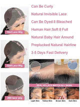 250 Density Loose Deep Wave 13x4 360 Full Lace Front Wig 40 42 Inch 13x6 HD Loose Wave Lace Frontal Human Hair Wigs For Women 100% Real Virgin Raw Human Hair Wig Bleached Knots Preplucked Natural Hairline Wet And Wavy Lace Wi
