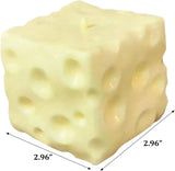 1pc 7cm Square Ultrathin Cheese Ball Squishy, TPR Shell Slow Rebound Squeeze Toy, No Filler, DIY Cheese Skin Squishy, Birthday/Halloween Gift, Perfect Gift, Stress Relief Gift For Teens