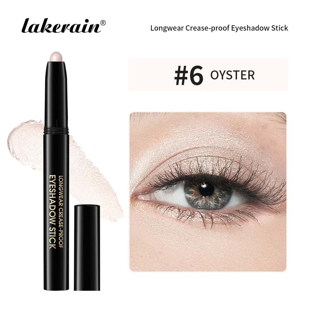 Matte and shimmer waterproof metallic glitter eyeshadow liner sticks and highlighter pencil set for eye makeup