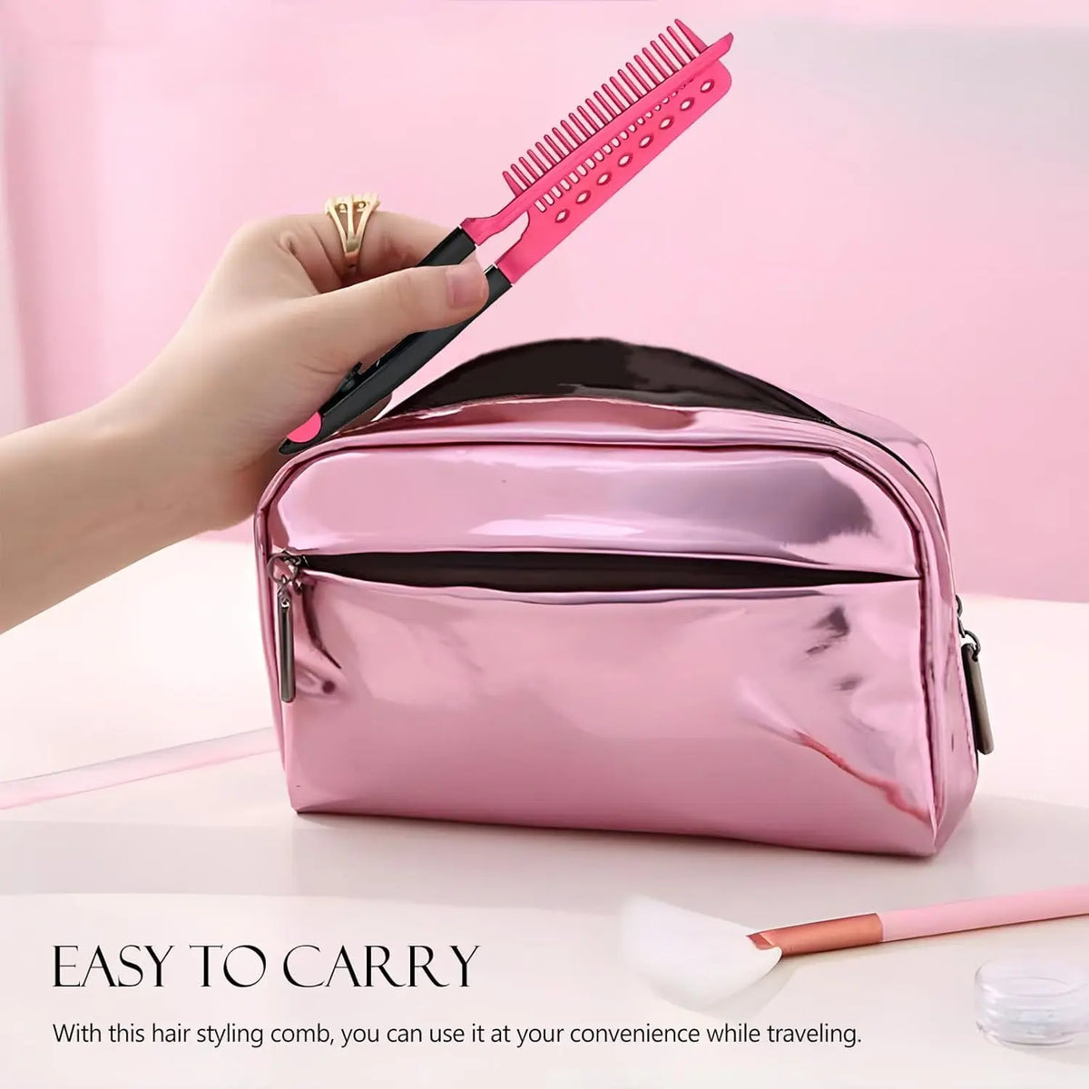 10-pack 2-in-1 hair comb and heat-resistant tongs styling tools by HSF Marketplace