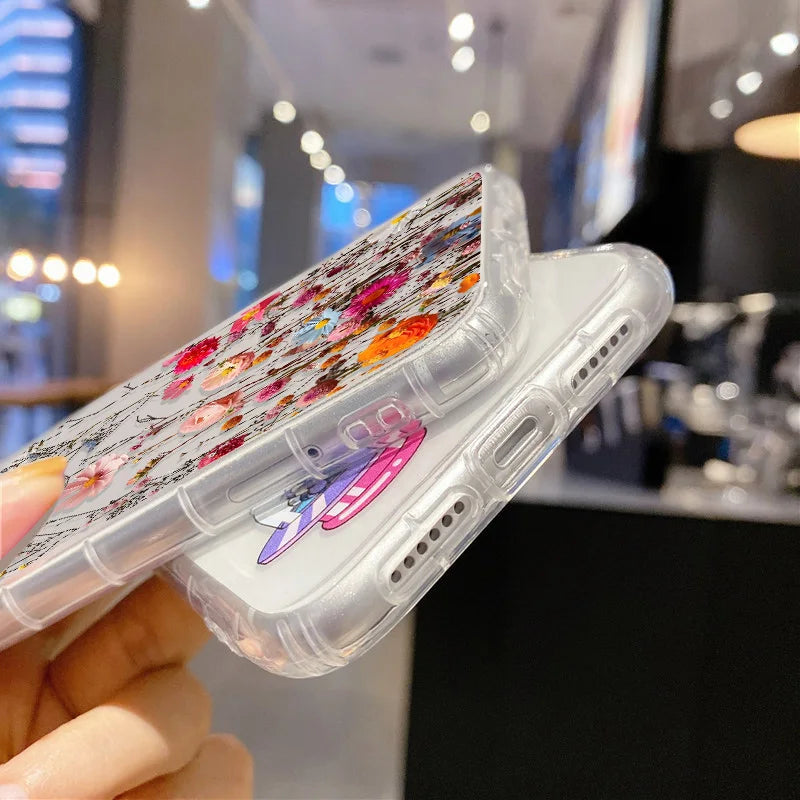 Flower phone case for iPhone 17, 18 Pro Max, 15, 14, 13, 12, and 11 by HSF Marketplace