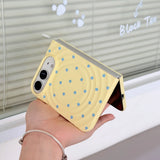 Dopamine Ripple Pattern iPhone duo case with built-in stand by HSF Marketplace
