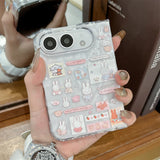 Cute cartoon rabbit shockproof phone case for iPhone by HSF Marketplace