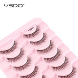 Natural full 3D HSF Marketplace false eyelashes for a defined cat-eye look