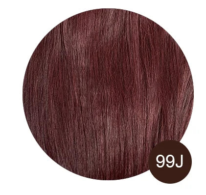 7-piece clip-in human hair extensions, natural straight Remy hair weft, 12–26 inch lengths for women