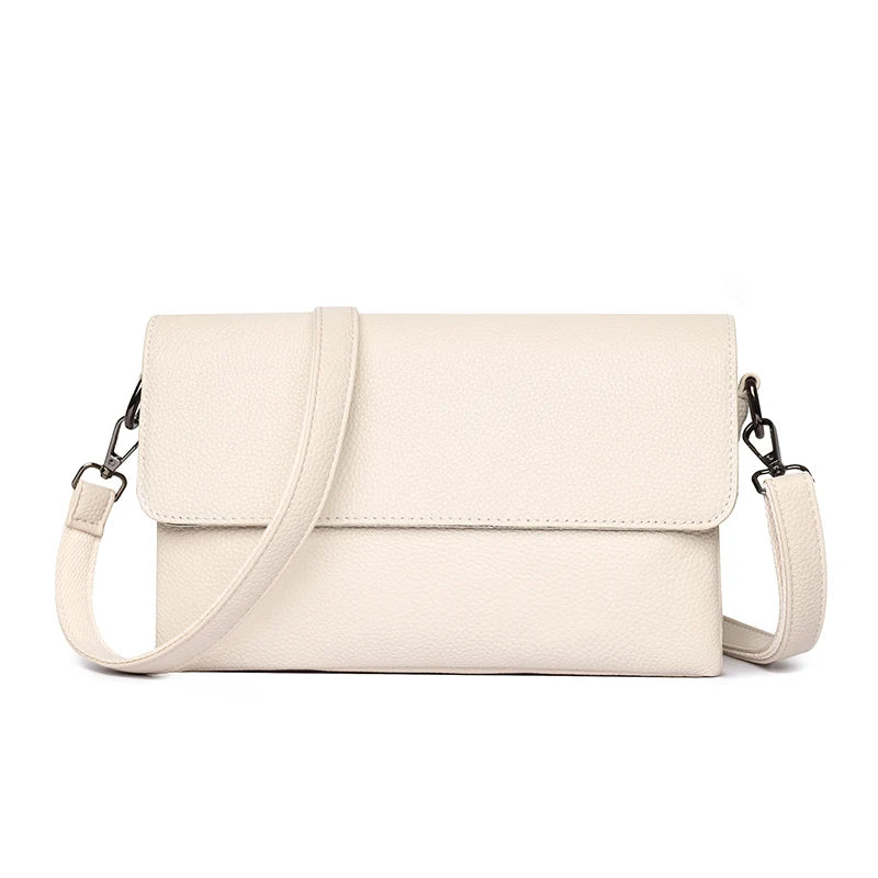 Genuine Leather Shoulder Crossbody Bags for Women Luxury Designer Women Bags Commuter Sac Elegant Ladies Handbags Messenger Bag