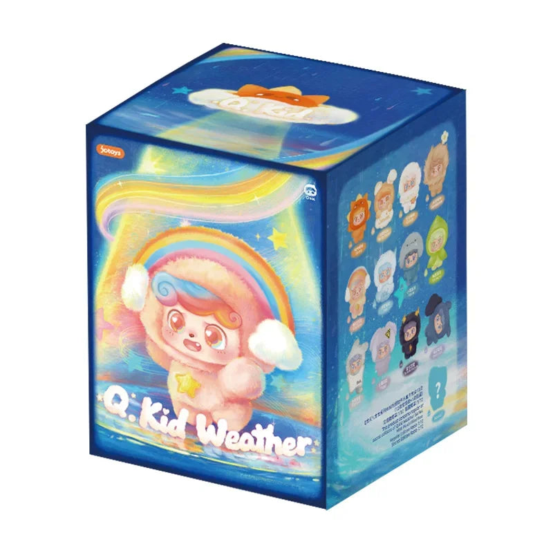 Jotoys Q.Kid Weather Series mini plush blind box collectible doll backpack pendant ornament