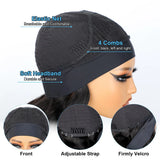 Afro kinky curly Brazilian human hair headband wig, 200% density, glueless Remy hair for women
