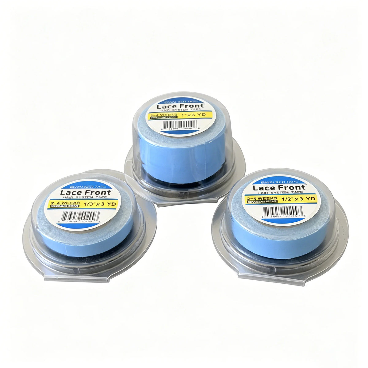 Blue lace front wig tape, double-sided adhesive for hair systems by HSF Marketplace
