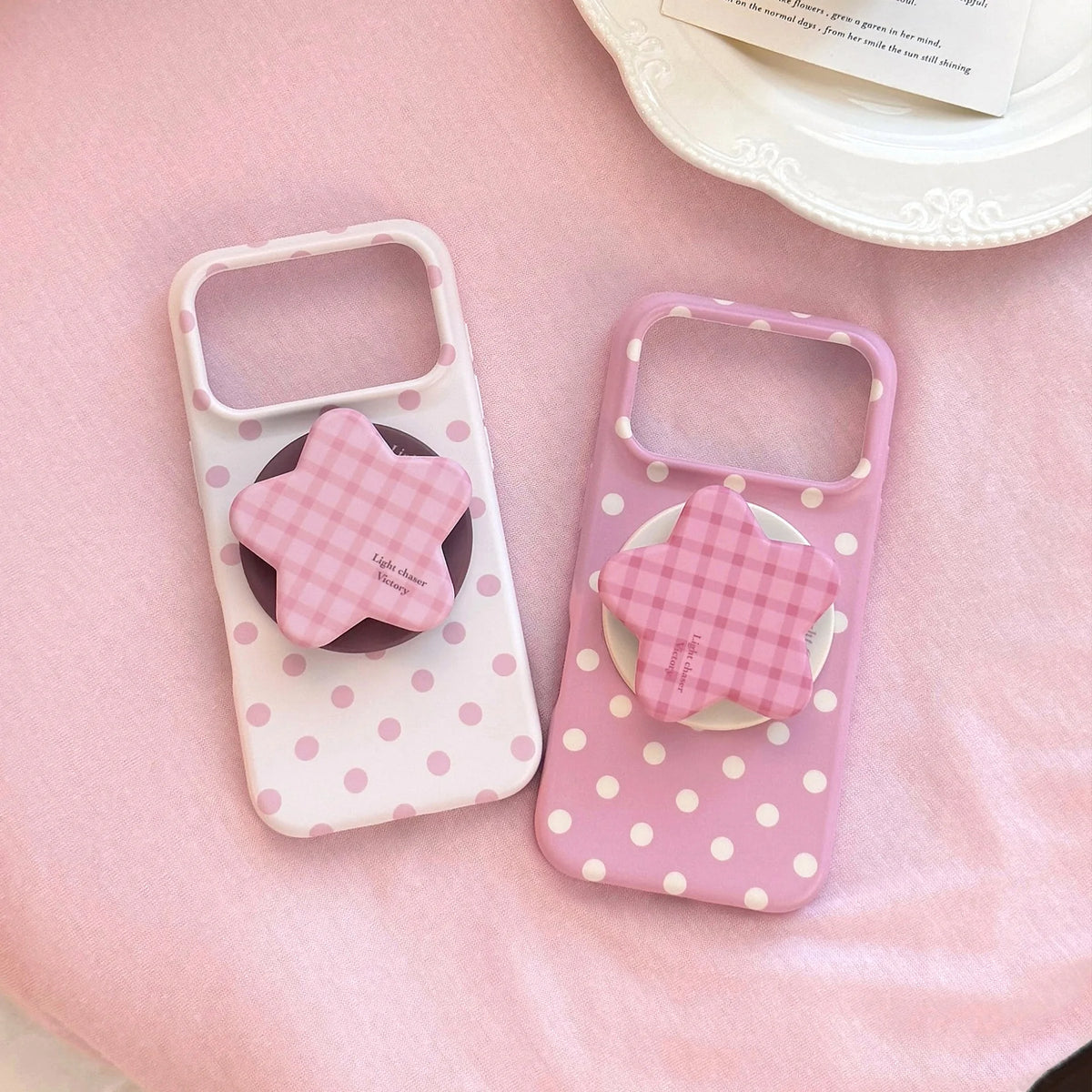 Korean magnetic bracket phone case for iPhone Pro Max models by HSF Marketplace
