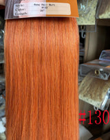 ZZHAIR Brazilian human Remy hair ribbon ponytail, 16–20 inch natural straight clip-in horsetail extension
