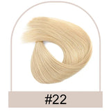 Straight clip-in human hair ponytail extension, 100g natural ponytail with wrap-around real hair tail wrap