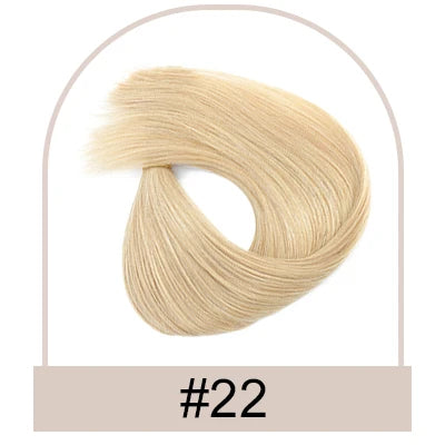 Straight clip-in human hair ponytail extension, 100g natural ponytail with wrap-around real hair tail wrap