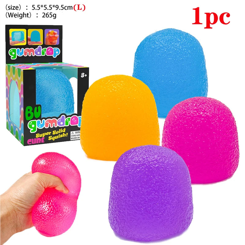 HSF Marketplace gumdrop stress balls fidget toys for anxiety relief, colorful sensory toys
