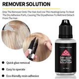 Professional hair extensions kit with UV light glue and styling tools by HSF Marketplace