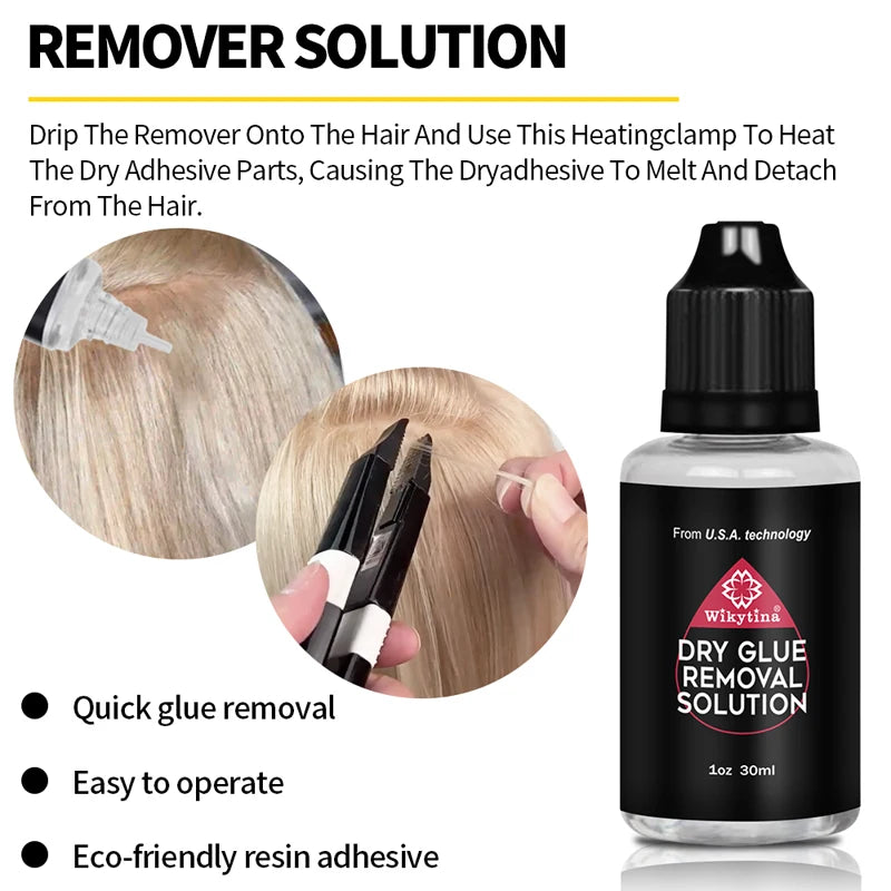 Professional hair extensions kit with UV light glue and styling tools by HSF Marketplace