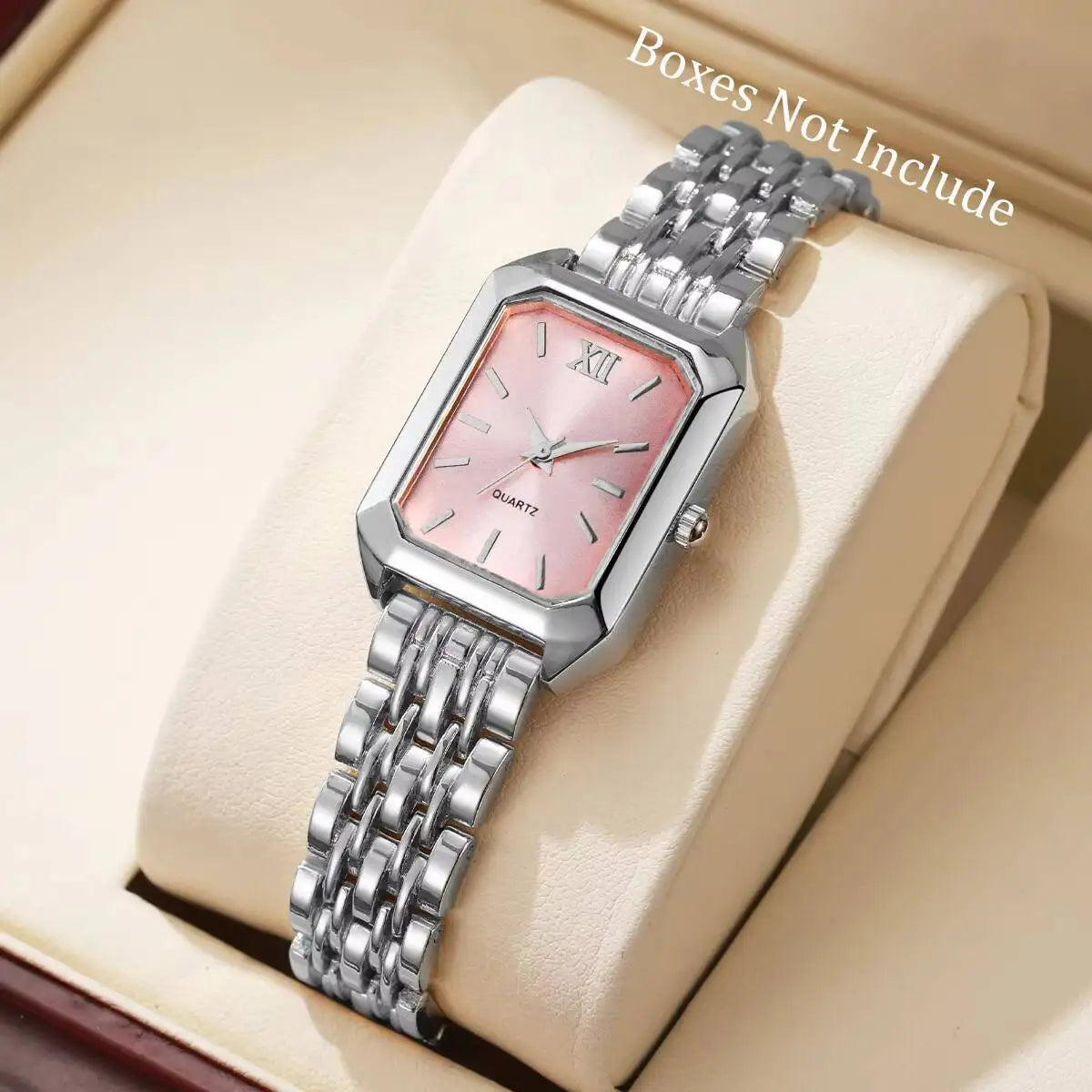 Elegant Rectangle Women Watches Fashion Ladies Quartz Wristwatches Reloj Mujer Girls Clock Gift（Without Box）