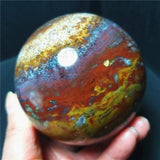 Natural Formed!Marine Jade Ball, Quartz Crystal Ore Polishing Ball, Mineral, Reiki, Healing