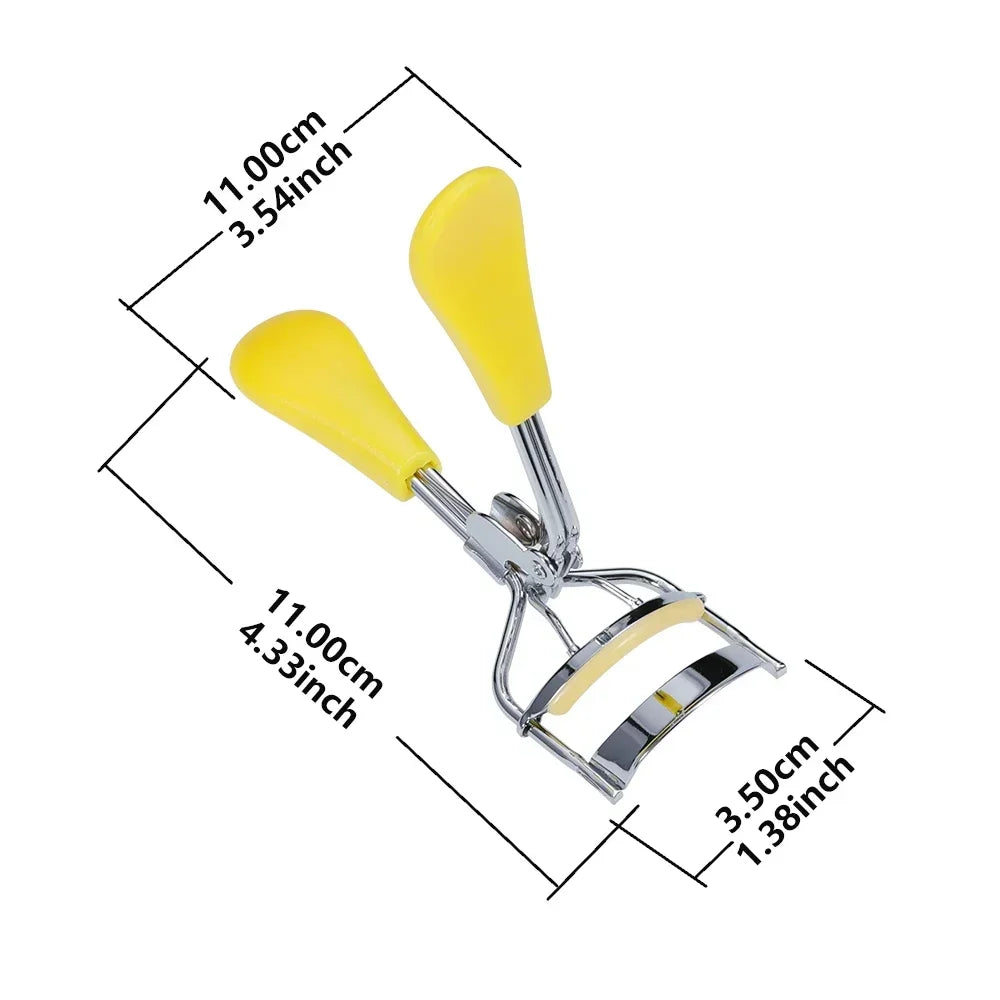 Multicolor woman eyelash curler from HSF Marketplace with professional makeup tools for curling and lifting eyelashes.