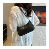 Ladies bow design underarm shoulder bag by HSF Marketplace, stylish and functional handbag for daily commute and fashion.