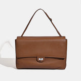 Luxury genuine leather shoulder bag for women in a winter fashion style, by HSF Marketplace