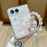 Cute cartoon rabbit shockproof phone case for iPhone by HSF Marketplace