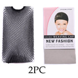 1/2/5Pcs Nylon Hair Net Good Quality Wig Hair Nets With Elastic New Fashion Hairnet Mesh Wig Caps For Women Open Ended Wig Cap