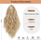 Cute curly ponytail extension with easy clip-in design for everyday wear