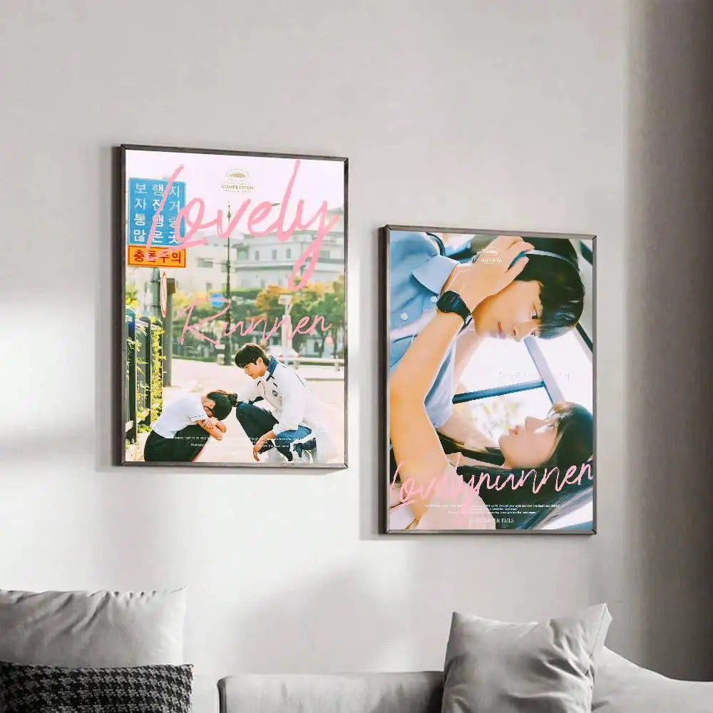 Korean Drama R-Runner poster, stylish waterproof wall art from HSF Marketplace