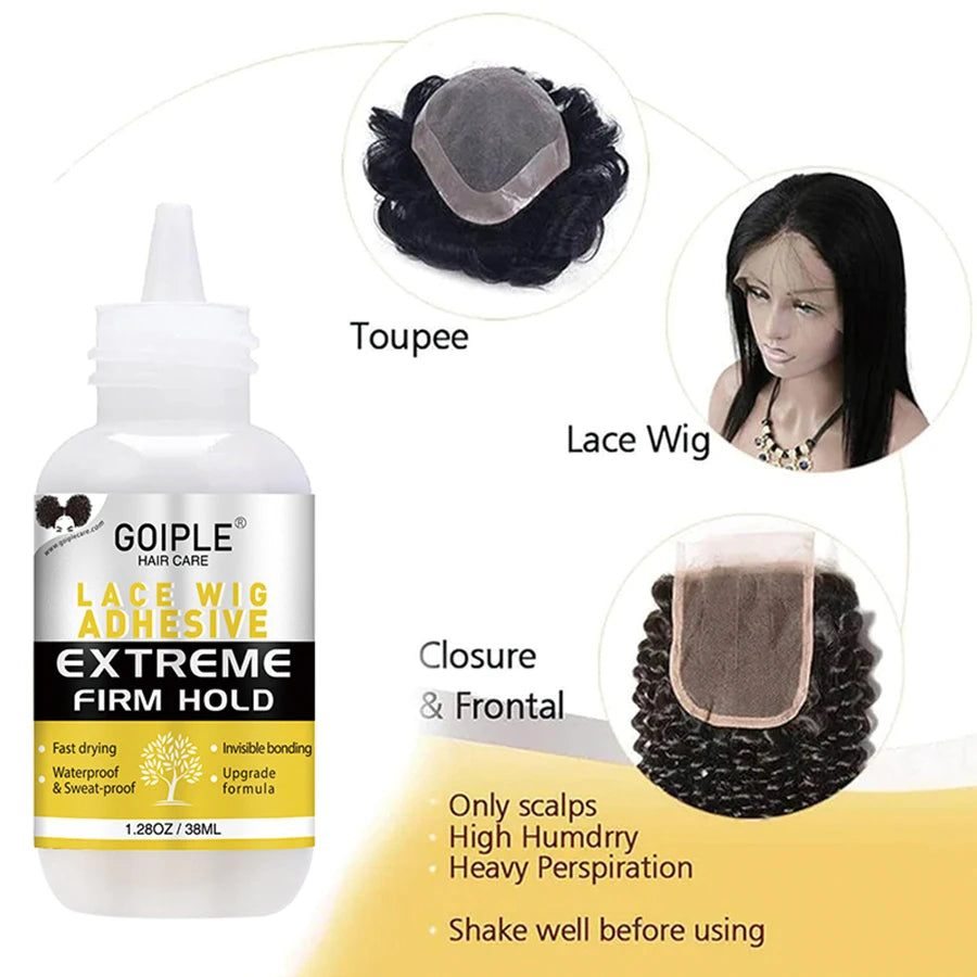 GOIPLE Lace Wig Adhesive, Remover and Hairline Install Tools for Wigs and Closures