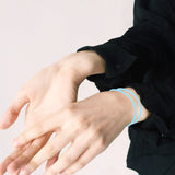 30Pcs Silicone Hair Tie Design Glow in The Dark Rubber Band Fine Bracelet for Women Fashionable Wristband Hair