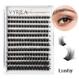 C curl mix lash clusters for natural 3D wispy eyelash extensions by HSF Marketplace