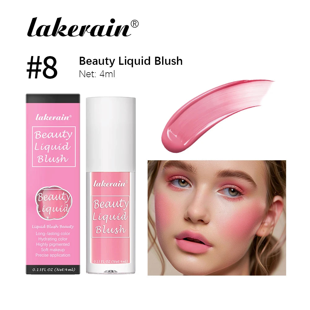 HSF liquid blush with creamy moisturizing texture, high-pigment color, and waterproof finish