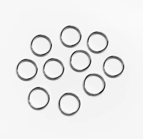 Silver star pearl hair braid dreadlock beads, 10-pack hair styling accessories by HSF Marketplace