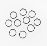 Silver star pearl hair braid dreadlock beads, 10-pack hair styling accessories by HSF Marketplace