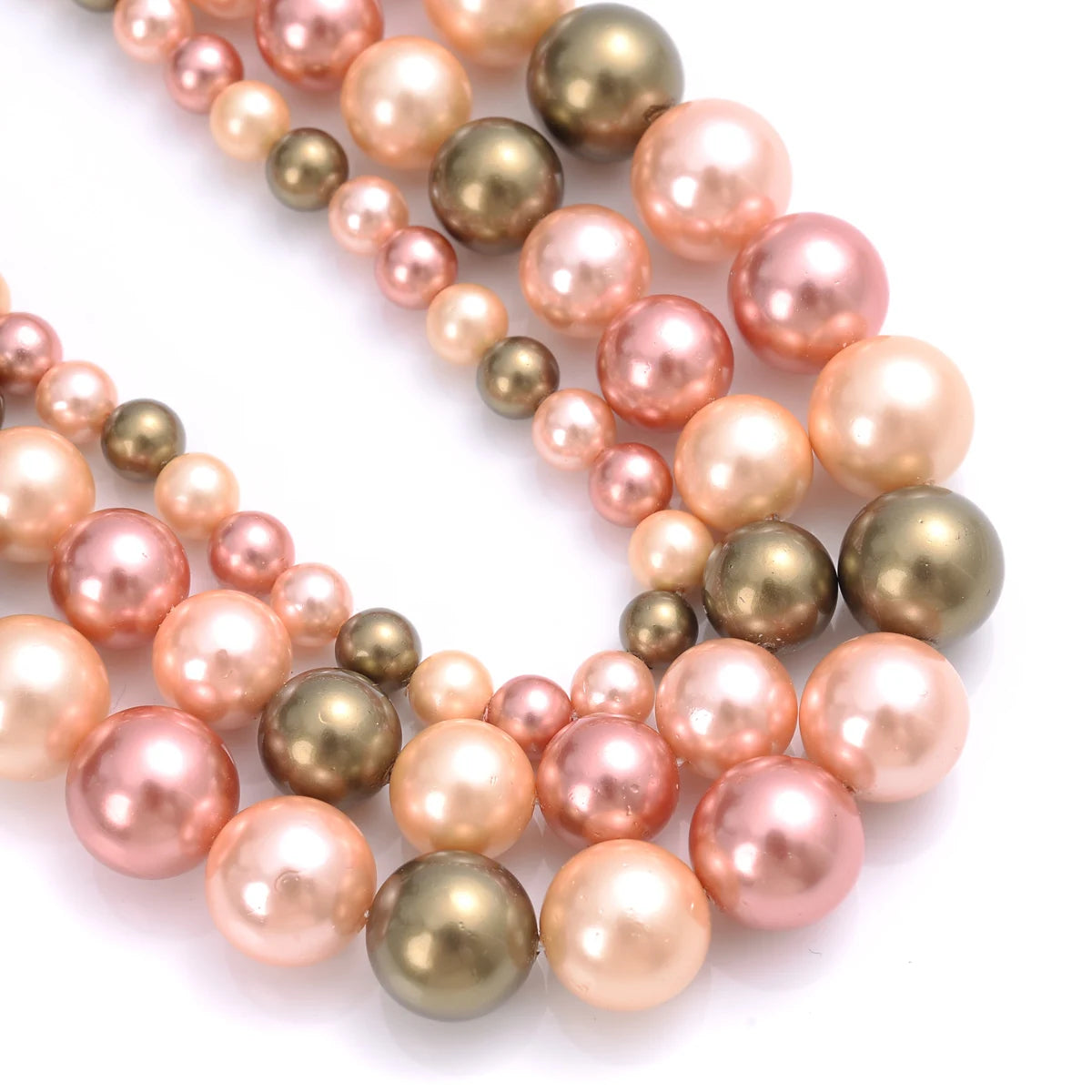 Natural freshwater shell pearls for jewelry making beads, hair styling tools by HSF Marketplace