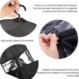 1Set/2sets Wig Storage Bag With Hanger Hair Bags With Plastic Hanger For Virgin Hair Wig Organizer Hangers For Multiple Wigs