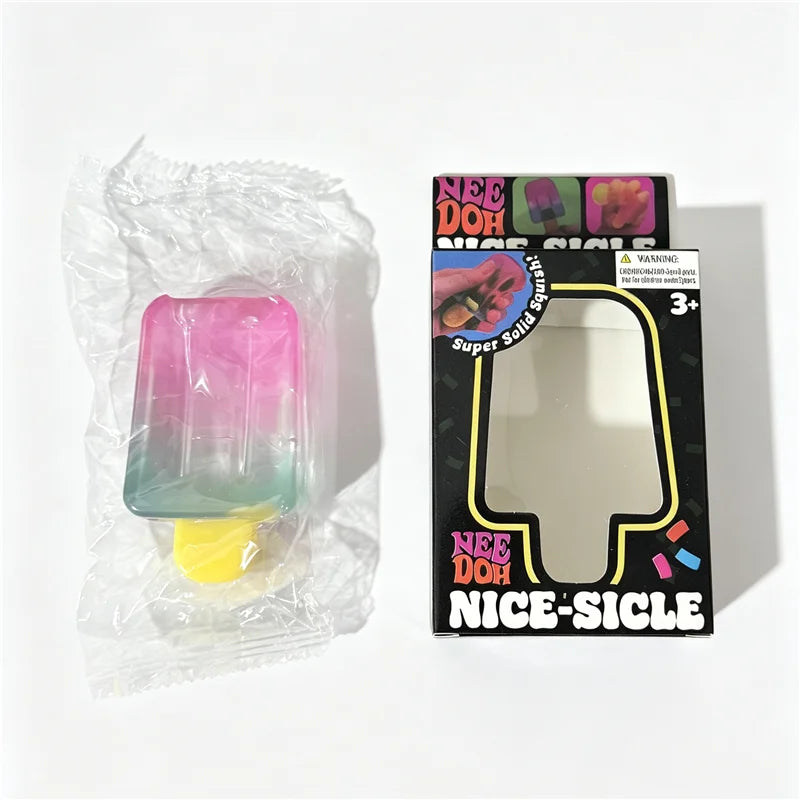 Needoh Nice-Sicle fidget toy by HSF Marketplace, colorful popsicle-shaped sensory toy for stress relief and focus