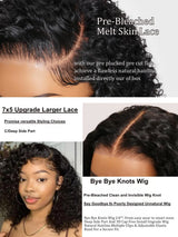 Short curly bob human hair wig with pre-plucked lace closure by HSF Marketplace