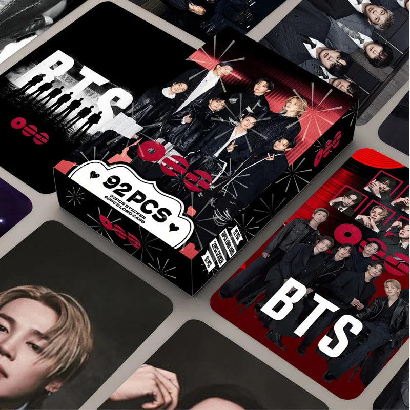 BTS Lomo Cards Set with 92 HD photo cards, K-culture merch by HSF Marketplace