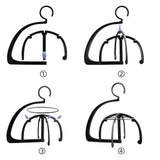 1/4pcs Plastic Wig Hanger Stand Hat Folding Rack Holder Black Pink Portable Styling & Organizing Wigs Storage Rack Display Tools
