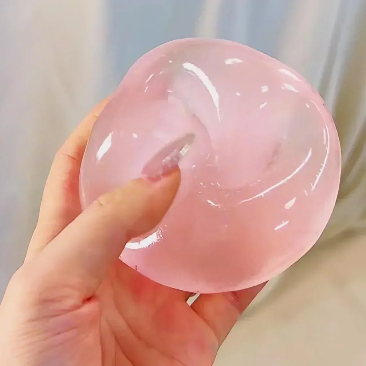 2026 New Model NeeDoh Fuzz Ball Wonder Waves Sensory Squeeze Toy Textured Stress Relief Fidget Ball for Adults Toy